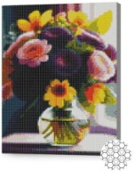 Pictura cu diamante după numere Art Gallery Premium Buchet aprins 30x40cm (XQB76868) imaginea #1 — magazin online Desire.md