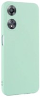 Чехол Helmet Case Liquid Silicone Oppo A58 Green (HMTCLSOPA58GR)