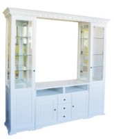 Vitrină Viitorul 240x52x215 White (1668)
