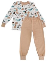 Pijama pentru copii Minikin Beige 98cm (243010198)