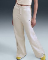 Pantaloni spotivi de dame Nike W Nsw Classic+ Wide Leg Spd Sail/Black, s.M