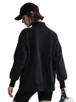 Женская толстовка Nike W Nsw Phnx Flc Os Long Qz Black/Sail, s.XS фото №2 — интернет-магазин Desire.md