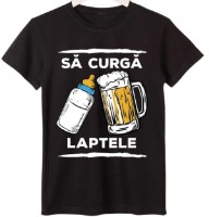 Tricou pentru copii Soling Să curgă laptele Black, s.11-12 years (Print-b144)