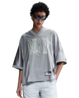 Tricou de dame Nike W Nsw Street Ss Gx Jrsy Top Light Smoke Grey/Barely Volt, s.S
