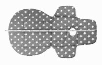 Husa pentru scaun de masa ES Pro Zebra Yellow imaginea #2 — magazin online Desire.md