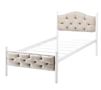 Кровать Evger K-500 90x190cm Beige фото №2 — интернет-магазин Desire.md