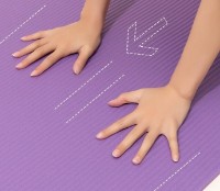 Covoraș fitness 4Play NBR Yoga Mat AT21 Purple imaginea #2 — magazin online Desire.md