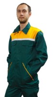 Куртка рабочая Soling 008 3635 Green/Yellow, s.56-58 3/4