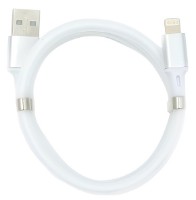 USB Кабель Helmet USB to Lightning With Magnetic Organizer 1m White (HLTCULMOWH)
