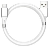 USB Кабель Helmet USB to Micro-USB With Magnetic Organizer 1m White (HLTCUMMOWH)