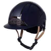 Cască de călărie QHP Miami, s.51-55 Blue (8770)