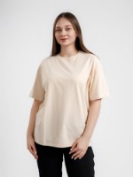 Женская футболка Bumbacel UT230479090_BEJ_XXS7 Cream, s.XXL