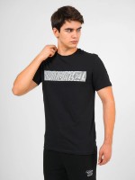 Tricou bărbătesc Bumbacel MT5488_0303A4_S Black, s.S