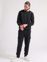 Мужской спортивный костюм Bumbacel MTR98026F_0303_S5 Black, s.S