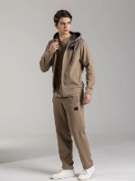 Costum sportiv pentru bărbați Bumbacel MTR98037_1325_M5 Brown, s.XL