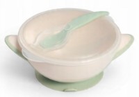 Набор мисочка с ложкой и крышкой BabyOno 1063/07