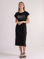 Rochie dame Bumbacel WR43001_0303_M5 Black, s.XXL
