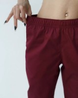 Pantaloni medicali Soling Melissa Burgundy Trousers, s.48 imaginea #3 — magazin online Desire.md