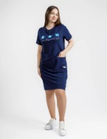 Женское платье Bumbacel WRT1352_3920_S6 Blue, s.XXXL