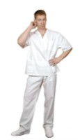 Costum medical Soling Бязь 010102010 White, s.48-50