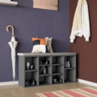 Rafturi pentru pantofi Mobildor-Lux Aspect 105x30x48 Anthracite (10008594)