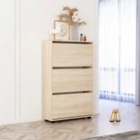 Rafturi pentru pantofi Mobildor-Lux Leo 100x27x125 Oak Sonoma (10008887)