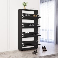 Rafturi pentru pantofi Mobildor-Lux Leo 50x27x164 Anthracite (10008691) imaginea #2 — magazin online Desire.md