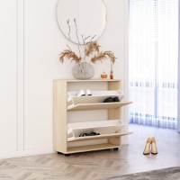 Обувница Mobildor-Lux Leo 50x27x86 Oak Sonoma/Anthracite (00013435) фото №2 — интернет-магазин Desire.md