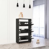Обувница Mobildor-Lux Leo 60x27x125 Anthracite/Oak Sonoma (00013452) фото №2 — интернет-магазин Desire.md