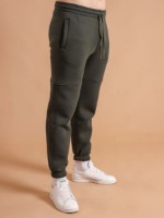 Pantaloni spotivi pentru bărbați Bumbacel MP9952F_0509_S6 Green, s.M