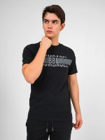 Tricou bărbătesc Bumbacel MT5488_0303B4_S6 Black, s.S