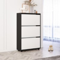 Rafturi pentru pantofi Mobildor-Lux Leo 70x27x125 Anthracite/White (10008664)