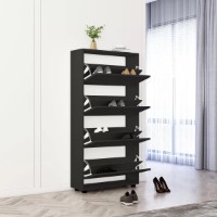 Rafturi pentru pantofi Mobildor-Lux Leo 70x27x164 Anthracite/Oak Sonoma (00013477) imaginea #3 — magazin online Desire.md