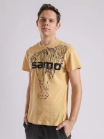 Tricou bărbătesc Bumbacel MT5622K_1225B2_S6 Cream, s.M