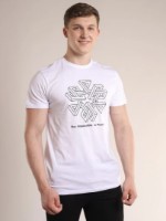 Tricou bărbătesc Bumbacel MT5622K_4001L13_S6 White, s.XL