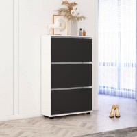 Rafturi pentru pantofi Mobildor-Lux Leo 90x27x125 White/Anthracite (00013512) imaginea #1 — magazin online Desire.md