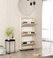 Rafturi pentru pantofi Mobildor-Lux Leo Slim 100x16x125 Oak Sonoma (00012966) imaginea #2 — magazin online Desire.md