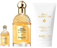 Парфюмерный набор для неё Guerlain Aqua Allegoria Mandarine Basilic EDP 75ml + EDP 7.5ml + Body Lotion 75ml