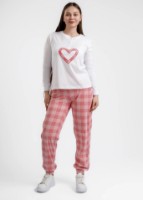 Pijama Bumbacel WPJ32029_1912_S6 White, s.XXXL