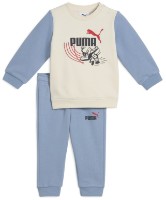 Costum sportiv pentru copii Puma Minicats Little Runners Crew Set Tr Inf Alpine Snow, s.98