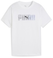 Детская футболка Puma Ess Logo Lab Puma White, s.176