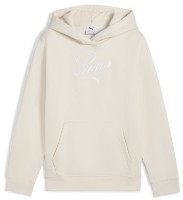 Детская толстовка Puma Ess Script Fl G Alpine Snow, s.152
