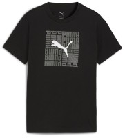 Детская футболка Puma Graphic Box Puma Black, s.176
