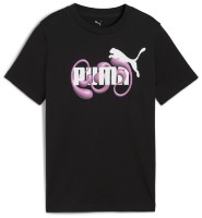 Детская футболка Puma Graphic No. 1 Logo Puma Black, s.164
