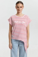 Женская футболка Bumbacel WT3883_1664_XS5 Red, s.M