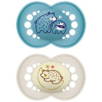 Пустышка Mam Original Day&Night PlanetLove Boy 2pcs (MA.121310)