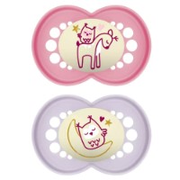 Пустышка Mam Original Night PlanetLove Girl 2pcs (MA.121314)