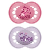 Пустышка Mam Original PlanetLove Girl 2pcs (MA.121306)