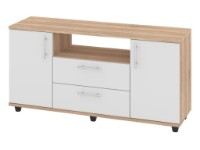 Тумба под ТВ Пехотин Борнео Oak Sonoma/White