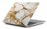 Чехол для ноутбука Helmet Hardshell for Macbook Pro 13 2016/2017 Marble Gold (HMT-HSMBP13-GL) фото №2 — интернет-магазин Desire.md